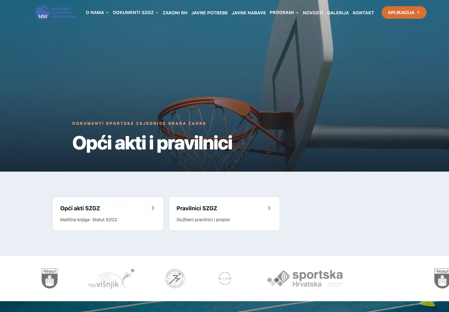 Arhiva općih akata i pravilnika SZGZ-a